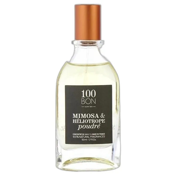 Frasco del perfume 100bon Mimosa & Heliotrope Poudree Eau de Parfum
