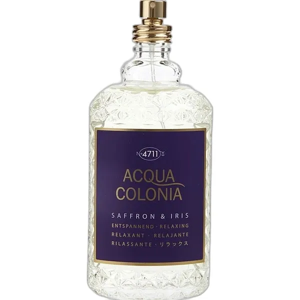 Frasco del perfume 4711 Acqua Colonia Saffron & Iris Eau de Cologne