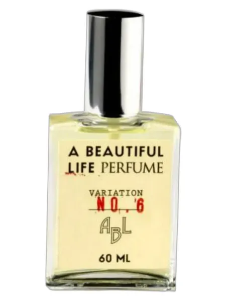 Frasco del perfume A Beautiful Life Brands ABL No. 6 unisex
