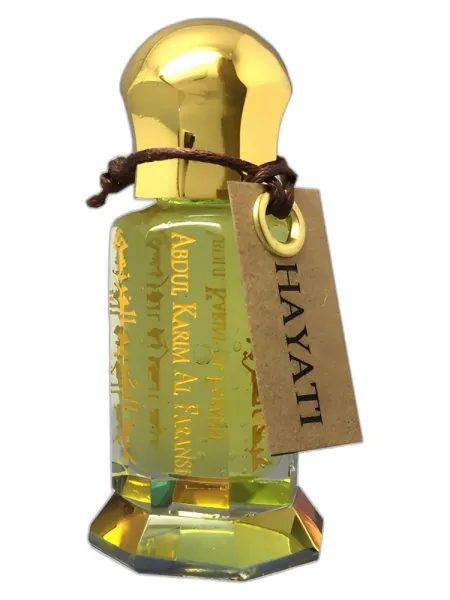 Frasco del perfume Abdul Karim Al Faransi Hayati unisex