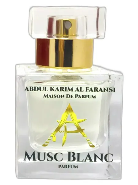 Frasco del perfume Abdul Karim Al Faransi Musc Blanc Parfum unisex Eau de Parfum