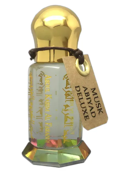 Frasco del perfume Abdul Karim Al Faransi Musk Abiyad Deluxe unisex