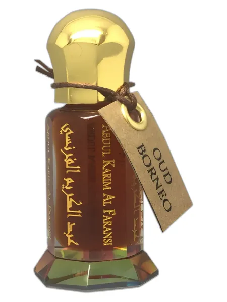 Frasco del perfume Abdul Karim Al Faransi Oud Borneo