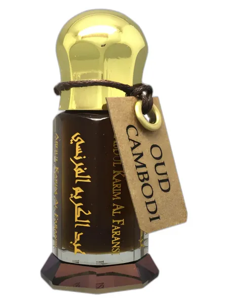 Frasco del perfume Abdul Karim Al Faransi Oud Cambodi