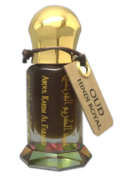 Frasco del perfume Abdul Karim Al Faransi Oud Hindi Royal