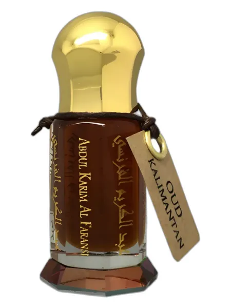 Frasco del perfume Abdul Karim Al Faransi Oud Kalimantan