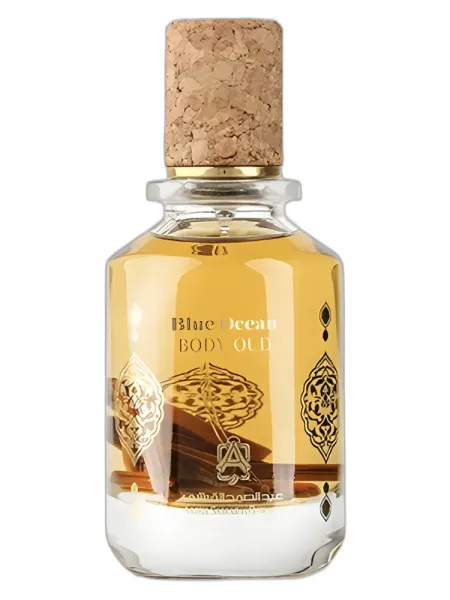 Frasco del perfume Abdul Samad Al Qurashi Blue Ocean Body Oud unisex