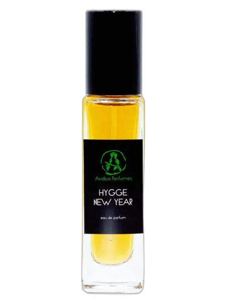 Frasco del perfume Acidica Perfumes Hygge New Year 2023 unisex