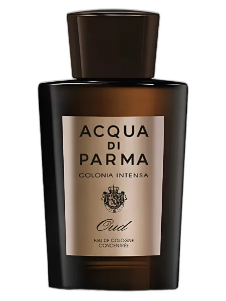 Frasco del perfume Acqua di Parma Colonia Intensa Oud Eau de Cologne Concentree Eau de Cologne