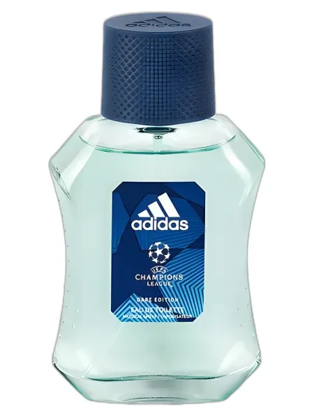 Frasco del perfume Adidas UEFA Champions League Dare Edition Eau de Toilette