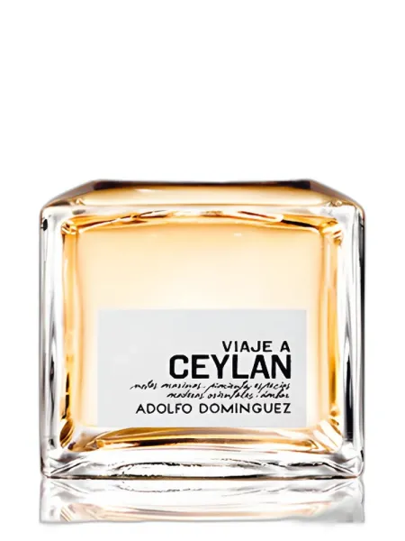 Frasco del perfume Adolfo Dominguez Viaje a Ceylan