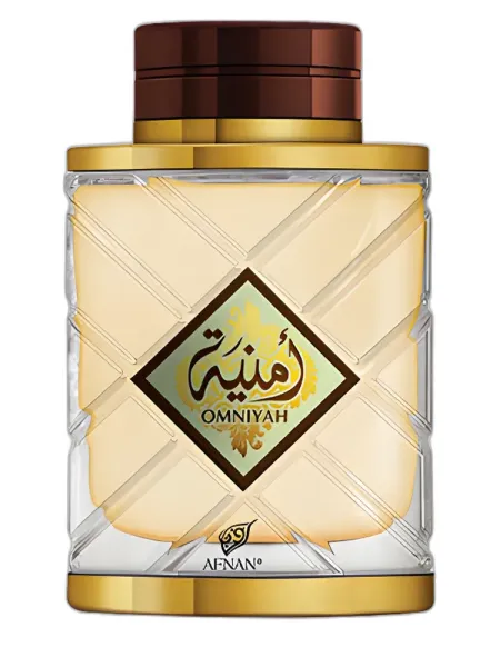 Frasco del perfume Afnan Omniya Gold Eau de Parfum