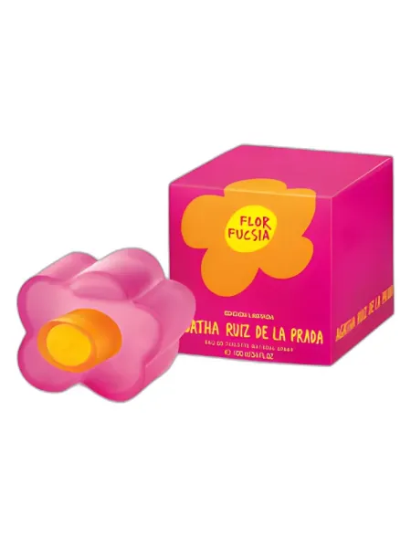 Frasco del perfume Agatha Ruiz de la Prada Flor Fucsia Eau de Toilette