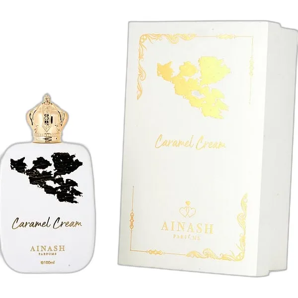Frasco del perfume Ainash Caramel Cream Extrait