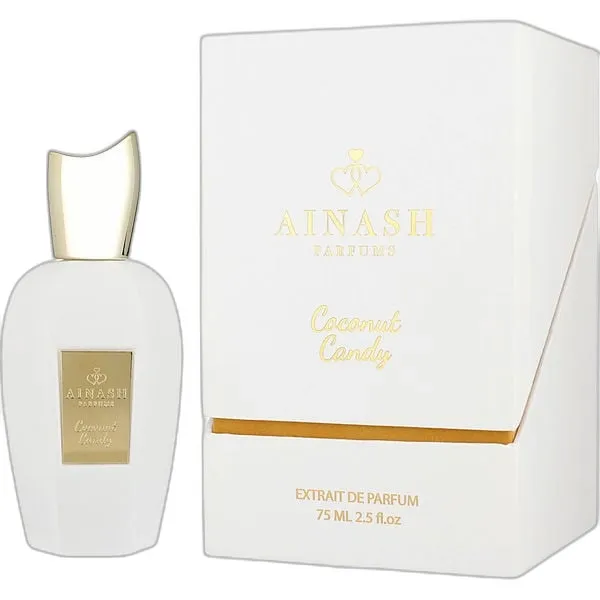 Frasco del perfume Ainash Coconut Candy Extrait