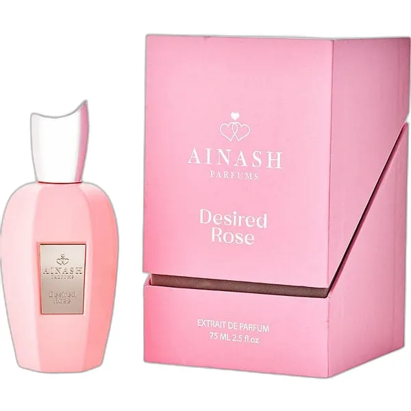 Frasco del perfume Ainash Desired Rose Extrait