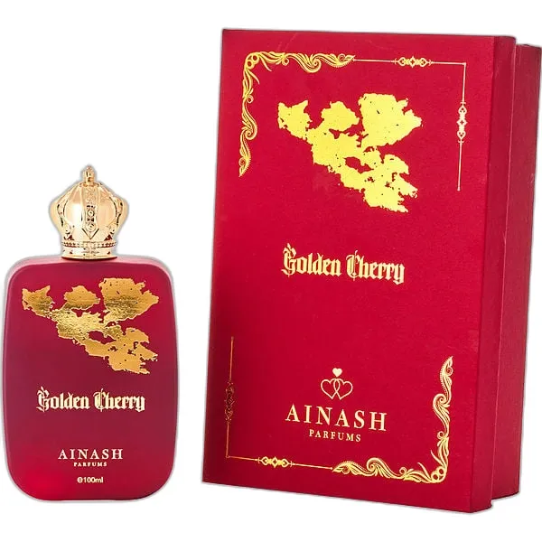 Frasco del perfume Ainash Golden Cherry Extrait