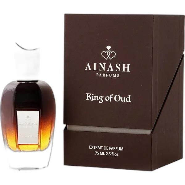 Frasco del perfume Ainash King Of Oud Extrait