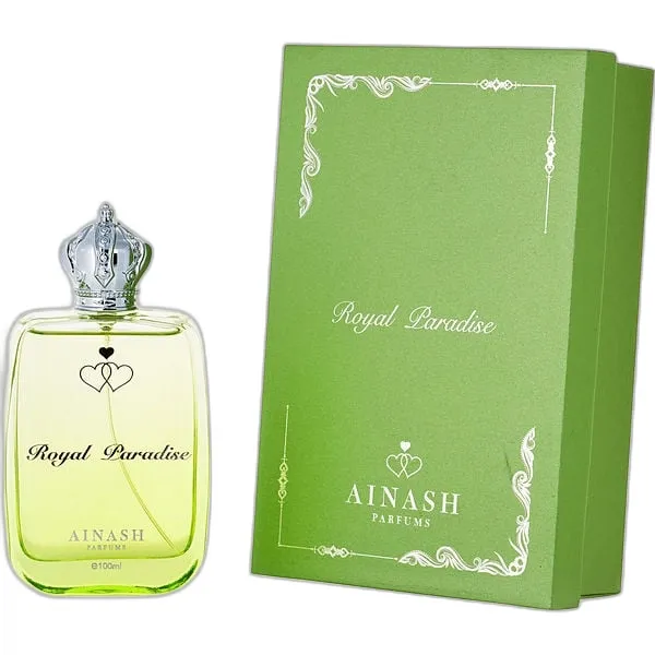 Frasco del perfume Ainash Royal Paradise Extrait