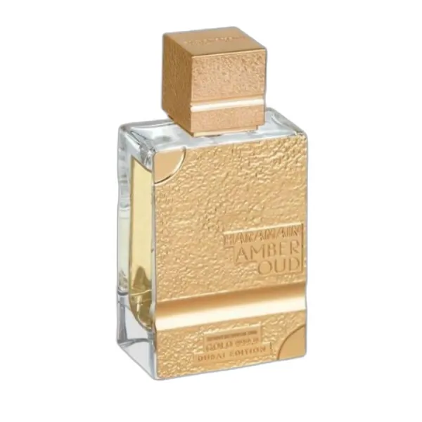 Frasco del perfume Al Haramain Amber Oud Gold 999.9 Eau de Parfum