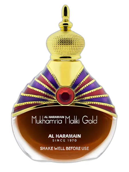 Flacon du parfum Al Haramain Perfumes Mukhamria Maliki Gold