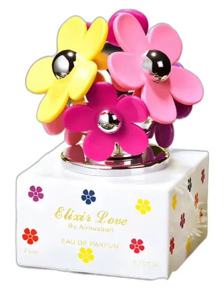 Frasco del perfume Al Musbah Elixir Love