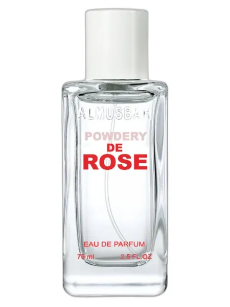 Frasco del perfume Al Musbah Powdery de Rose