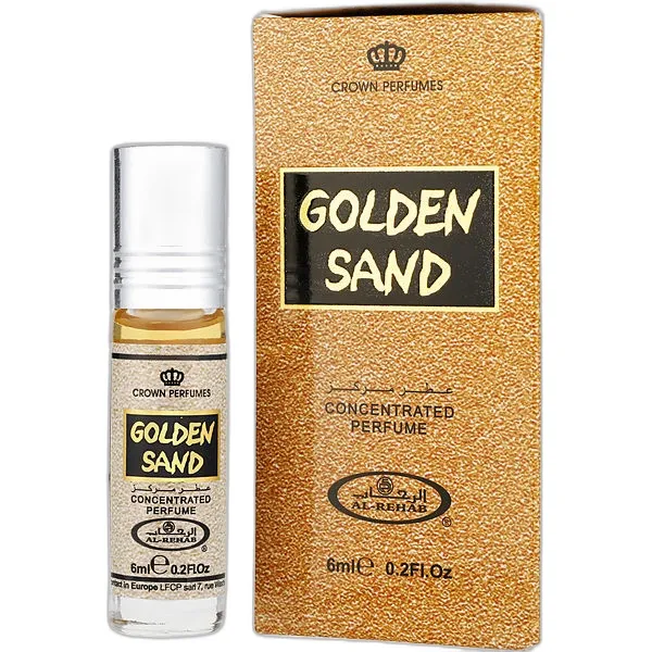 Frasco del perfume Al Rehab Golden Sand