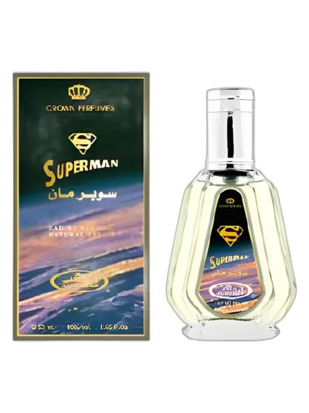 Frasco del perfume Al-Rehab Superman