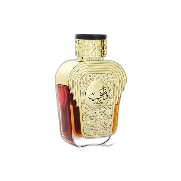 Frasco del perfume Al Wataniah Watani Intense Gold Eau de Parfum