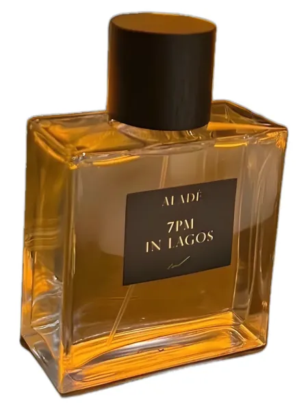 Frasco del perfume Aladé 7 PM in Lagos Alade