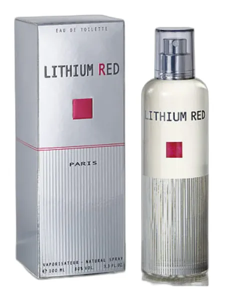 Frasco del perfume Alain Daniel Lithium Red
