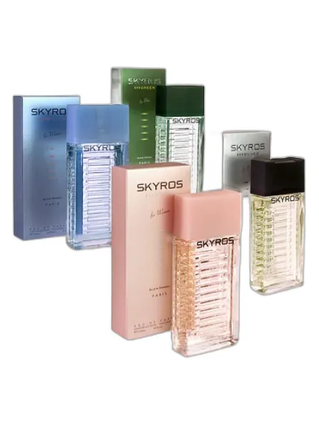 Frasco del perfume Alain Daniel Skyros Green