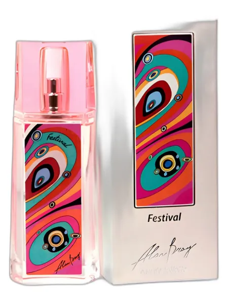 Frasco del perfume Alan Bray Festival