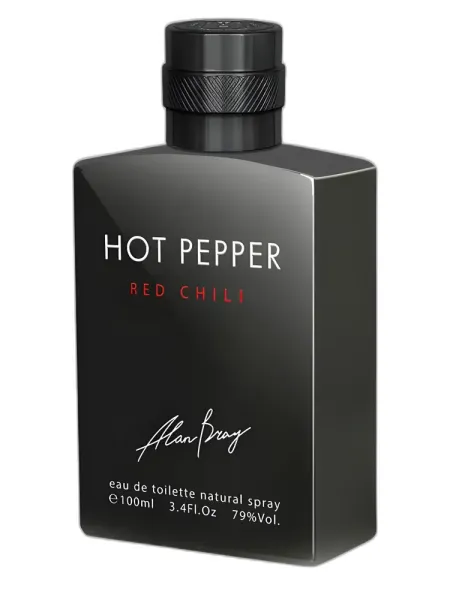 Frasco del perfume Alan Bray Hot Pepper Red Chili