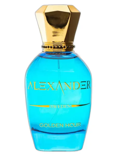 Frasco del perfume Alexander Golden Hour unisex