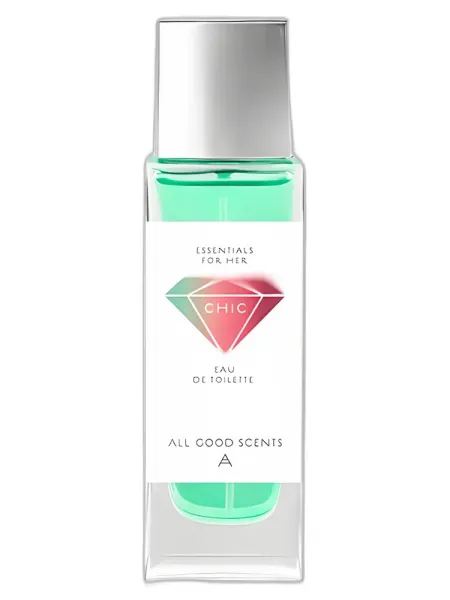 Frasco del perfume All Good Scents Chic