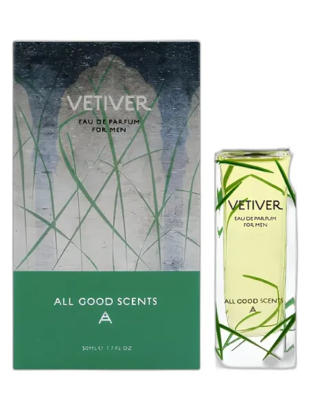 Frasco del perfume All Good Scents Vetiver Eau de Cologne