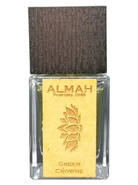 Frasco del perfume Almah Parfums 1948 Green Crowne Eau de Parfum