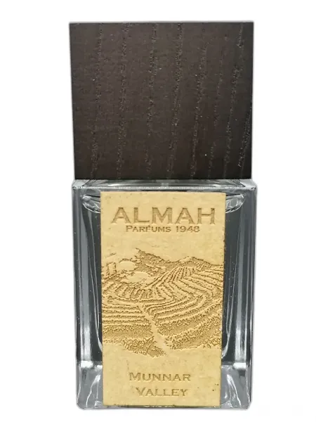 Frasco del perfume Almah Parfums 1948 Munnar Valley unisex Eau de Parfum