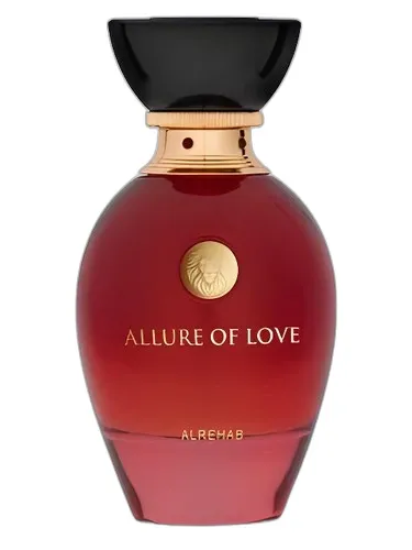 Frasco del perfume ALREHAB PERFUMES Al Rehab Allure of Love Rouge