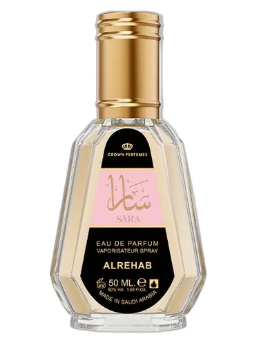 Frasco del perfume ALREHAB PERFUMES Al Rehab Sara