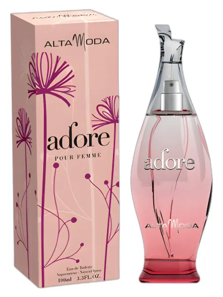 Frasco del perfume Alta Moda Adore Eau de Toilette