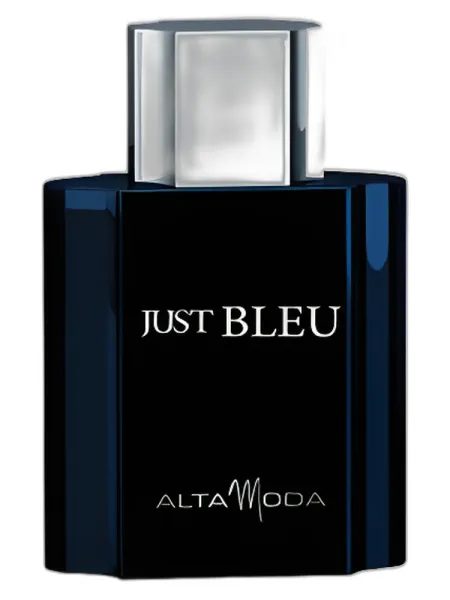 Frasco del perfume Alta Moda Just Bleu Eau de Toilette