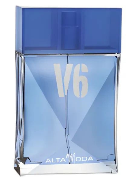 Frasco del perfume Alta Moda V6 Eau de Toilette