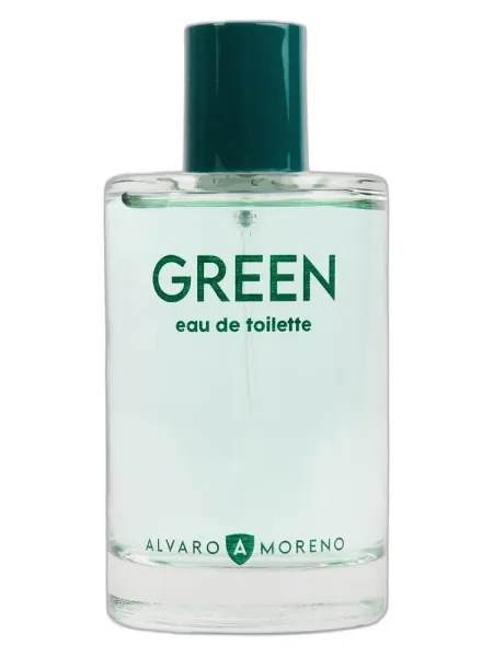 Frasco del perfume Alvaro Moreno Green