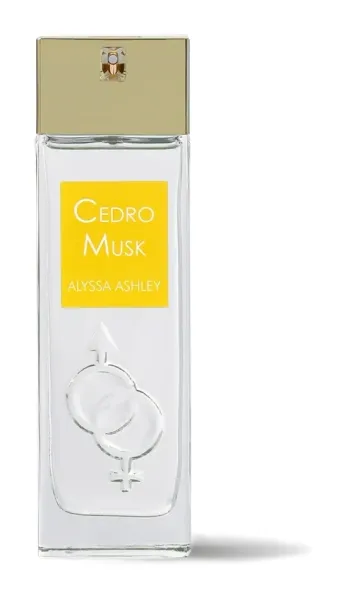 Frasco del perfume Alyssa Ashley Cedro Musk Eau de Parfum