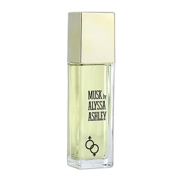 Frasco del perfume Alyssa Ashley Musk Eau de Toilette