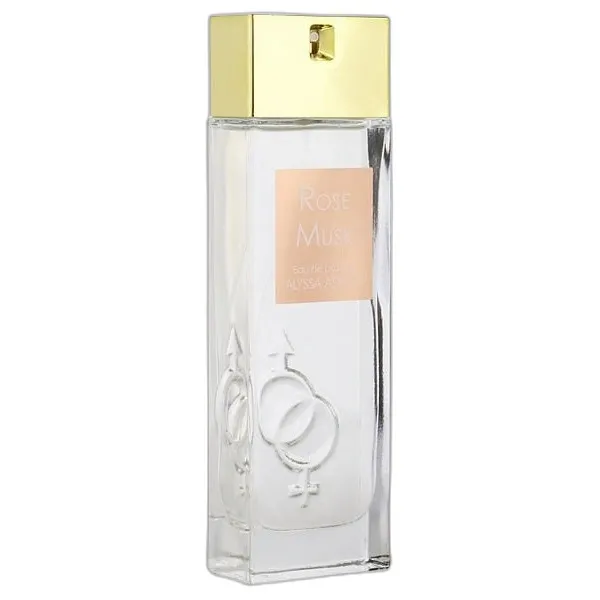 Frasco del perfume Alyssa Ashley Rose Musk Eau de Parfum
