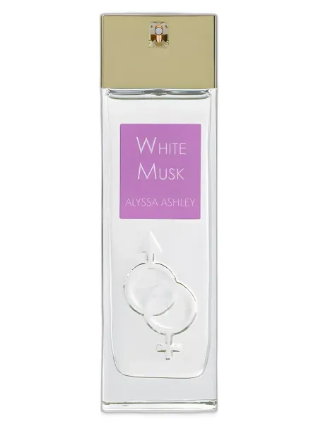 Frasco del perfume Alyssa Ashley White Musk Eau de Parfum unisex Eau de Parfum